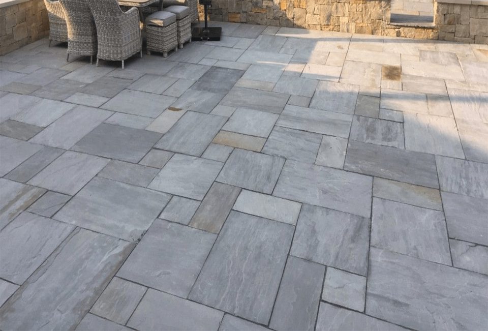 mint smooth sandstone paving 900 x 600